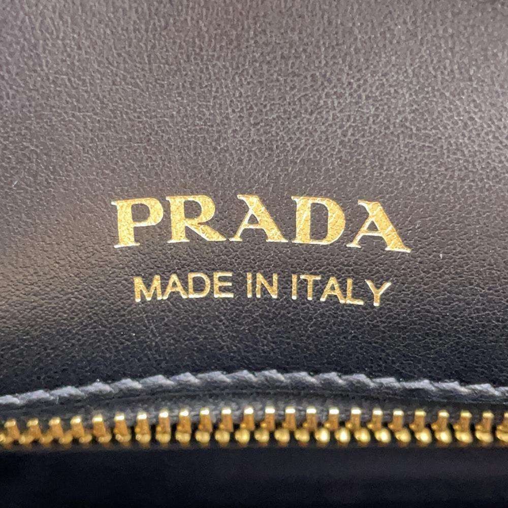 Prada Sophie Leather Handbag Shoulder Bag Black - Picture 11 of 12